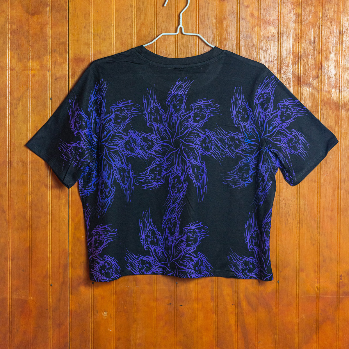 Top Mujer 006 – Negro / Violeta Eléctrico