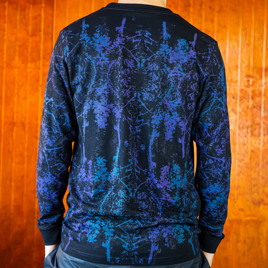 Polera Manga Larga Ankali 008 – Bosque Azul Violeta