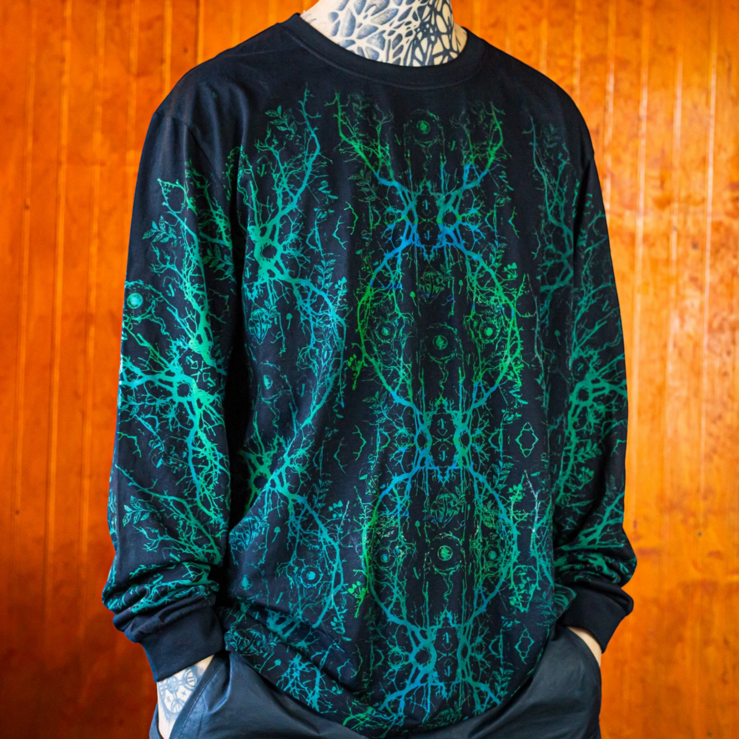 Polera Manga Larga Ankali 011 – Raíz Turquesa