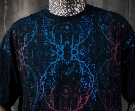 Polera Ankali 005 -AZULIROJO