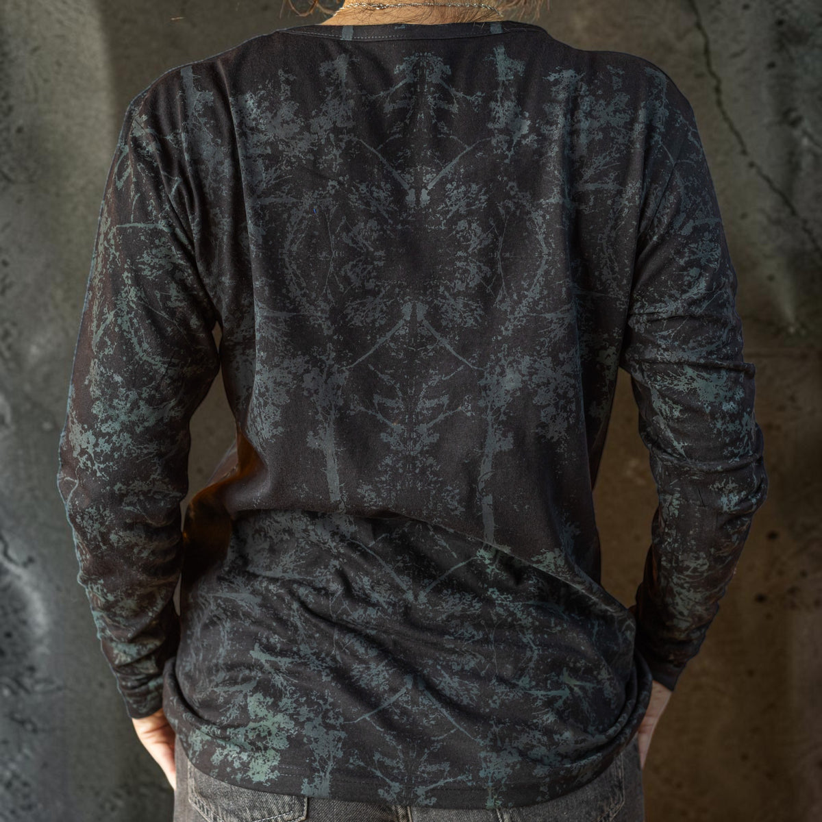 Polera Manga Larga Mujer – Deep Forest Blue 003