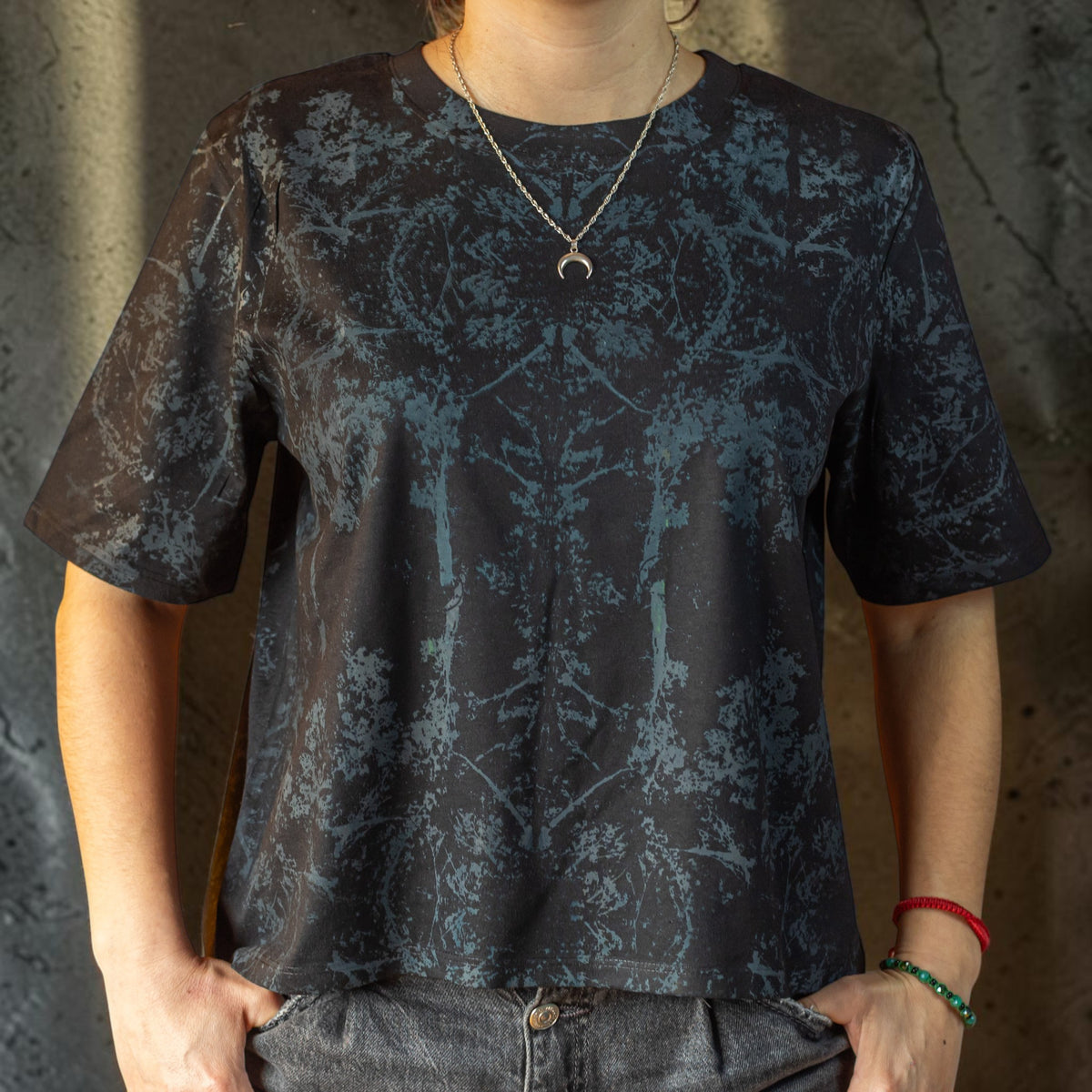 Polera Top Mujer – Deep Forest Blue 002