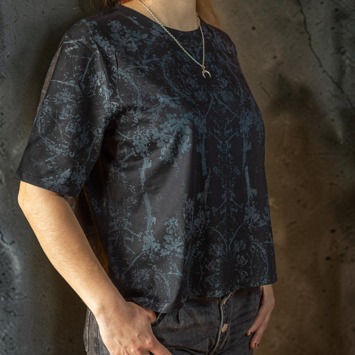 Polera Top Mujer – Deep Forest Blue 002