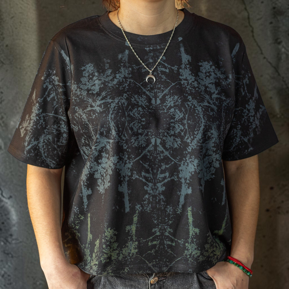 Polera Top Mujer – Forest Ritual Green 003