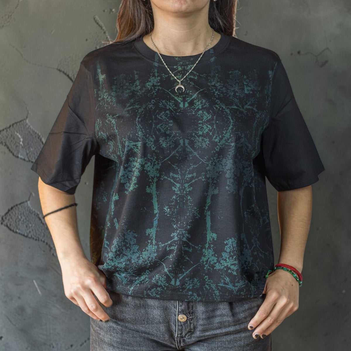 Polera Top Mujer – Forest Ritual Green 004