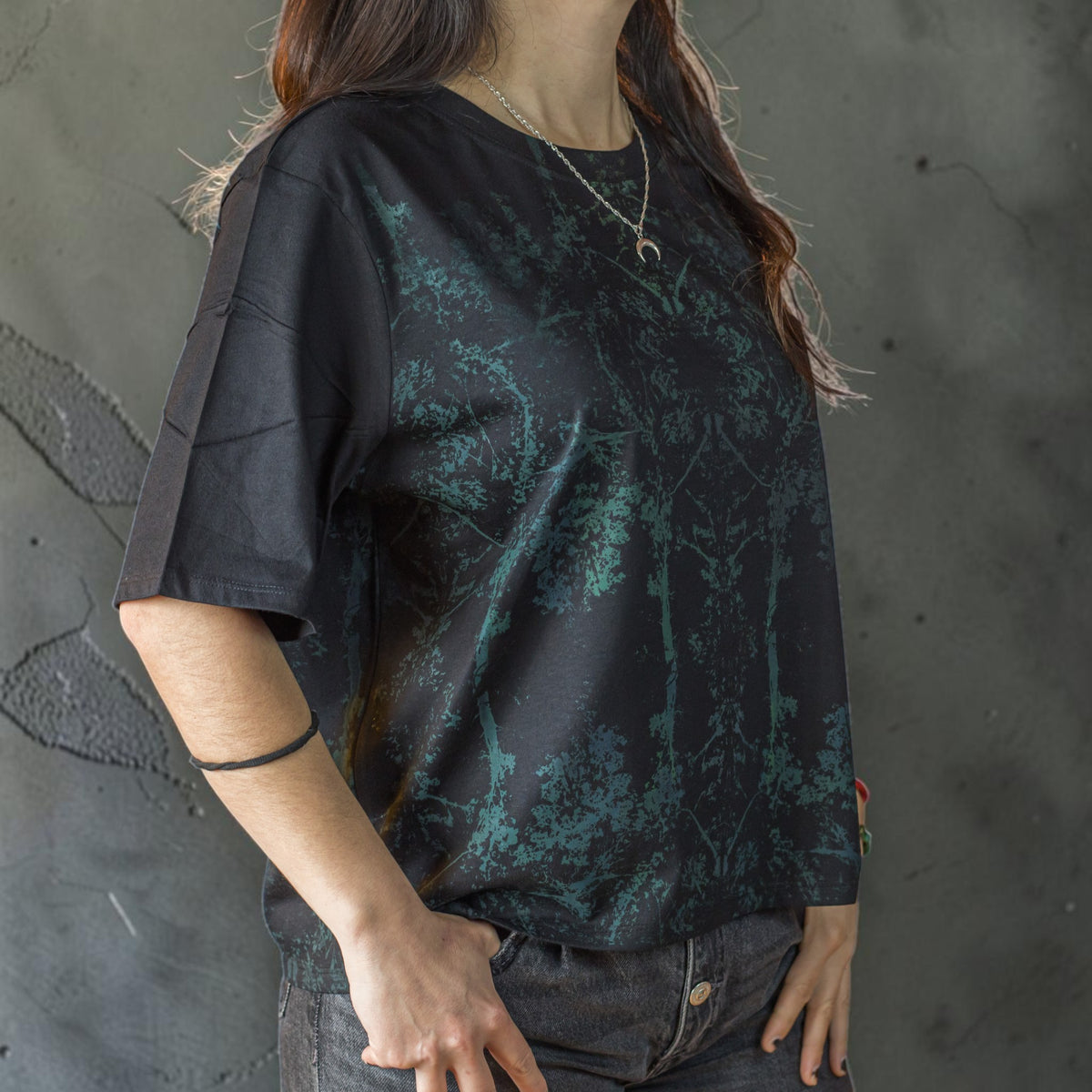 Polera Top Mujer – Forest Ritual Green 004