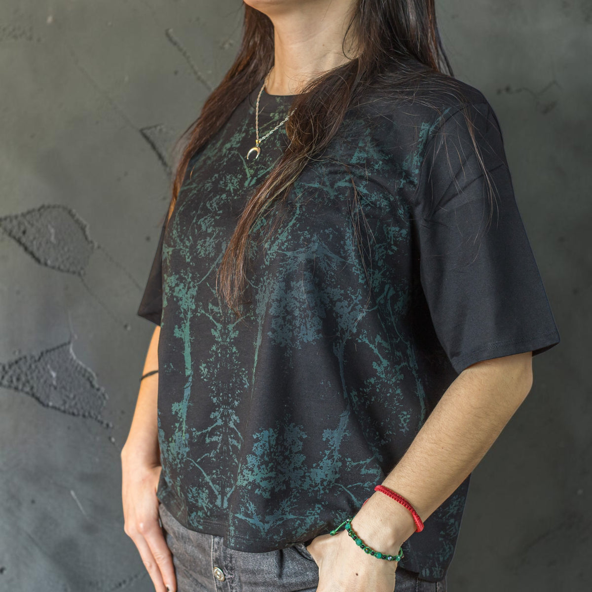 Polera Top Mujer – Forest Ritual Green 004