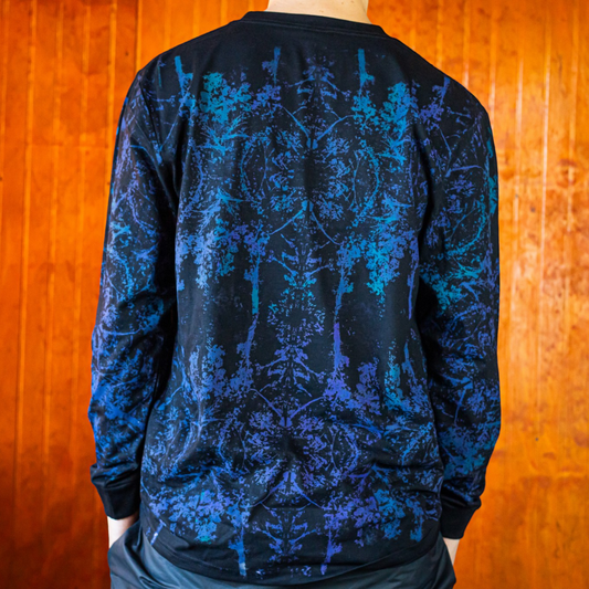 Polera Manga Larga Ankali 003 – Bosque Azul Profundo