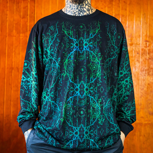 Polera Manga Larga Ankali 011 – Raíz Turquesa